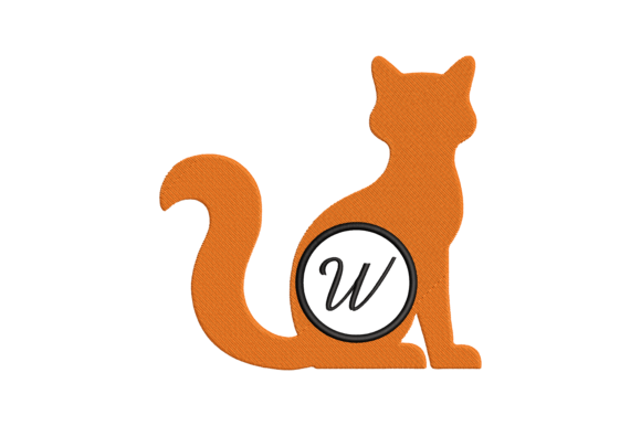 Cat Letter W Embroidery: A Strategic Tool for Elevating Fabric Design