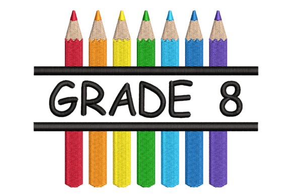 Grade 8 Split Colored Pencils
