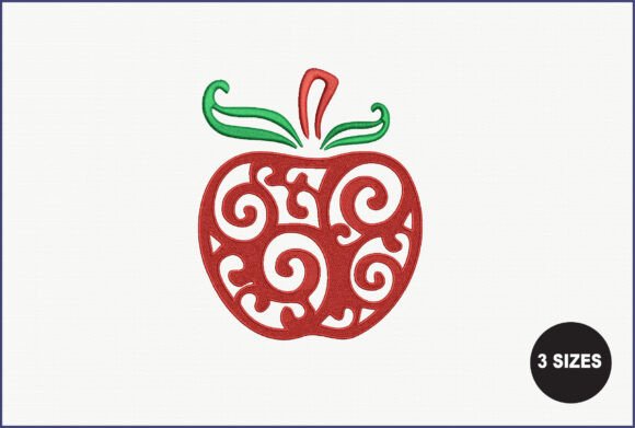 School Apple Embroidery: A Versatile and Thoughtful Design for Educational Gifts