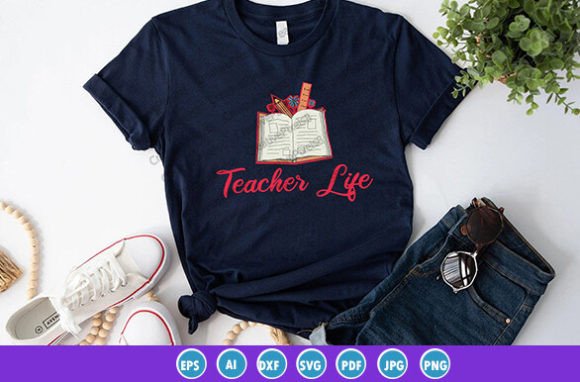 Teacher T-Shirt Design Graphic