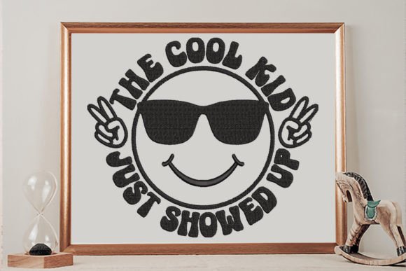 The Cool Kid Embroidery Design