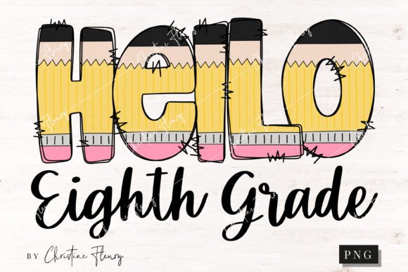 Unlocking Creativity with Hello Eighth Grade School PNG: A Versatile Design for Modern Creators